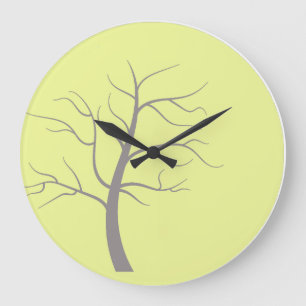 Sonnenbaum Minimalistische Runde Wanduhr