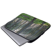 Sonnenbäume im Schwarzwald Laptopschutzhülle (Vorne Knopf)