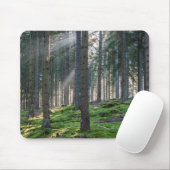 Sonnenbäume im Schwarzwald Mousepad (Mit Mouse)