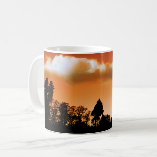 Sonnenbäume Kaffeetasse (Vorderseite Links)
