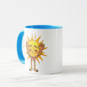 Sonnenbecher Tasse (Vorderseite Links)