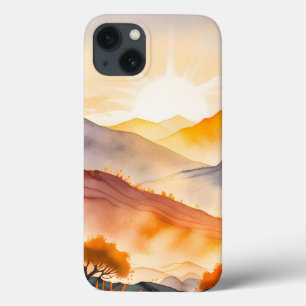 Sonnenbeleuchtete Bäume und schattige Täler Case-Mate iPhone Hülle