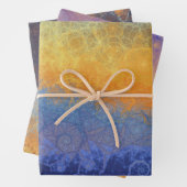 Sonnenbeleuchtete Geometrie Geschenkpapier Set (Beispiel)