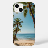 Sonnenbeleuchtete Palmen Case-Mate iPhone Hülle (Rückseite)