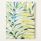 Sonnenbeleuchtete Palmen - Palmen Tree Blätter Planer (Rückseite)