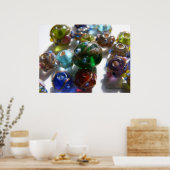 Sonnenbeleuchtete Perlen 6 Poster (Küche)