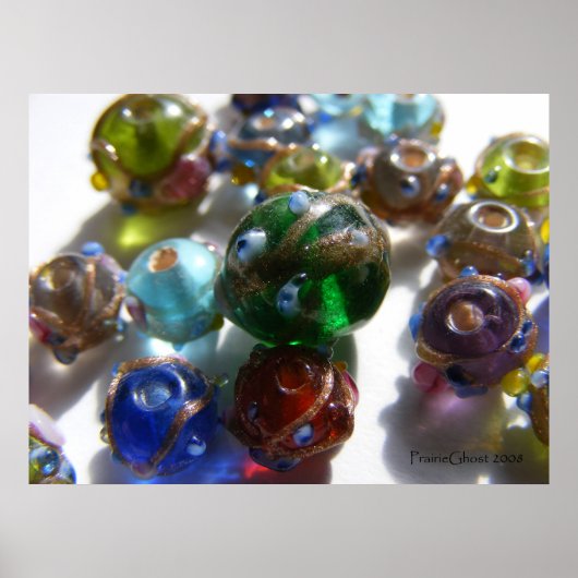 Sonnenbeleuchtete Perlen 6 Poster (Vorne)