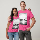 Sonnenbeleuchtete Strandansicht mit Reflektionen u T-Shirt (Unisex)