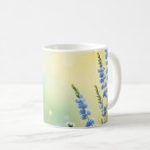 Sonnenbeleuchtete Wiesenfarbe Kaffeetasse (VorderseiteRechts)