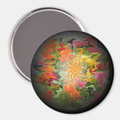 Sonnenbeleuchteter Garten... Magnet (Vorderseite/Rückseite)