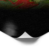 Sonnenbeleuchteter Garten... Poster (Ecke)