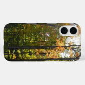 Sonnenbeleuchteter Herbstwald Herbstlandschaft Case-Mate iPhone Hülle (Rückseite (Horizontal))
