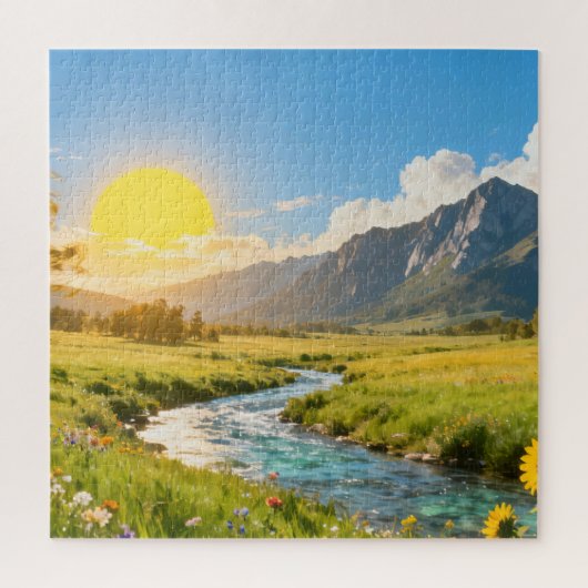 Sonnenbergs-Wiesen-Puzzle Puzzle (Vertikal)