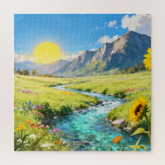 Sonnenbergs-Wiesen-Puzzle Puzzle (Vertikal)