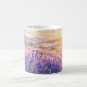 Sonnenbeschickte Lavendelfelder Tasse (Mittel)