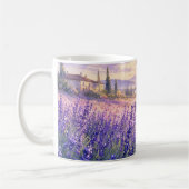 Sonnenbeschickte Lavendelfelder Tasse (Links)