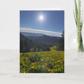 Sonnenbeschienenes Tal Karte (Vorderseite)