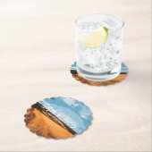 Sonnenbeschriebener Ländlicher Goldener Weizen Som Untersetzer (Vor Ort)