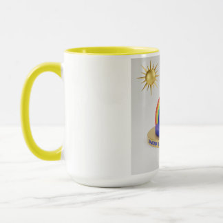 Sonnenbespritzter Regenbogen-Mug Tasse