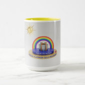 Sonnenbespritzter Regenbogen-Mug Tasse (Zentrum)