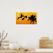 Sonnenbestrahlung Poster (Küche)