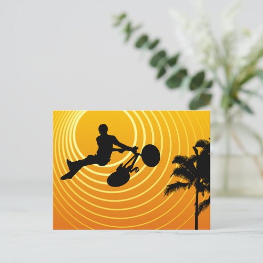 Sonnenbestrahlung Postkarte (Stehend Vorderseite)