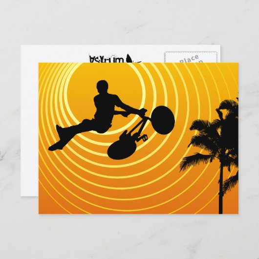 Sonnenbestrahlung Postkarte (Vorne/Hinten)