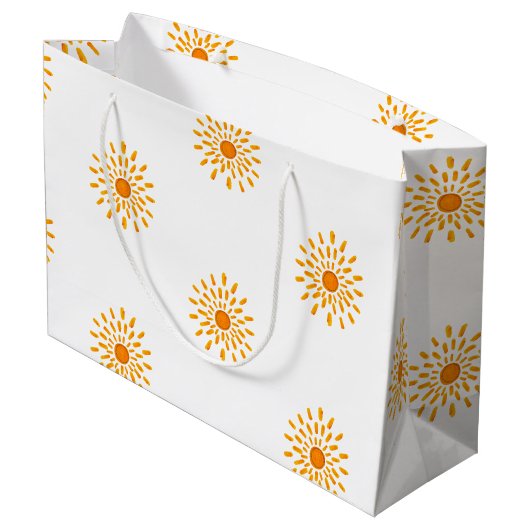 Sonnenbeutel Große Geschenktüte (Rückseite Schrägansicht)