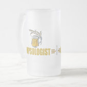 Sonnenbier Mattglas Bierglas (Vorderseite Links)