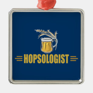 Sonnenbier Silbernes Ornament