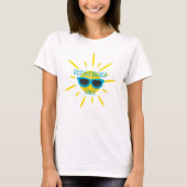Sonnenblase am T - Shirt (Vorderseite)