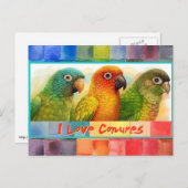 Sonnenblauen-Kronen-Wangenkonturen Postkarte (Vorne/Hinten)