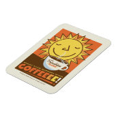 Sonnenblendekaffee Magnet (Linke Seite)