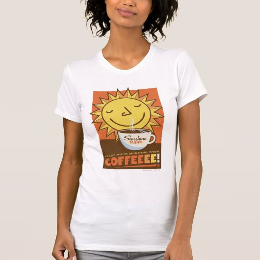 Sonnenblendekaffee T-Shirt (Vorderseite)