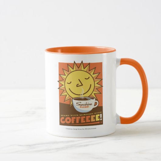 Sonnenblendekaffee Tasse (Rechts)