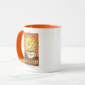 Sonnenblendekaffee Tasse (Vorderseite Links)