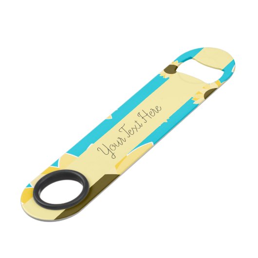 Sonnenblume21 Speed Flaschenöffner (Vorderseite Schrägansicht)