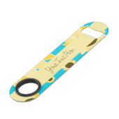 Sonnenblume21 Speed Flaschenöffner (Rückseite Schrägansicht)