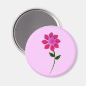 Sonnenblume2_Vector_Clipart Magnet (Vorderseite/Rückseite)