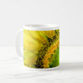 Sonnenblume 07 Malerei Tasse Wasserfarbe Kunst (Vorderseite Links)