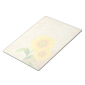Sonnenblume - 11" x 8,5" 40 Blatt Notepad Notizblock (angewinkelt)