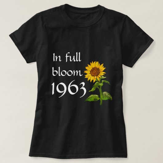 Sonnenblume 1963 T-Shirt (Design vorne)