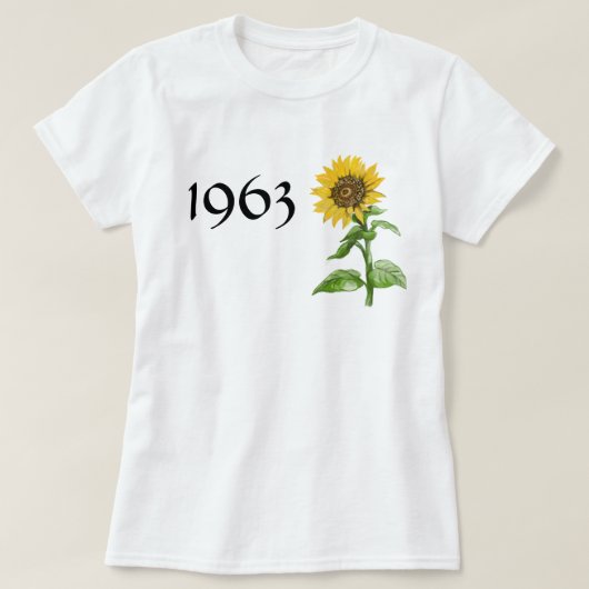 Sonnenblume 1963 T-Shirt (Design vorne)