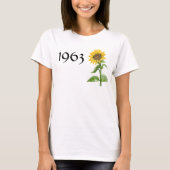 Sonnenblume 1963 T-Shirt (Vorderseite)