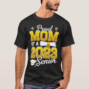 Sonnenblume 2023 stolz Mama eines Senior Graduati T-Shirt