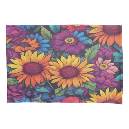 Sonnenblume #212 - Kissenkoffer Kissenbezug (Vorderseite-Links)