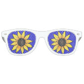 "Sonnenblume 3" Partybrille (Vorderseite)