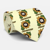 Sonnenblume-4. Geburtstags-Geschenke Krawatte (Gerollt)