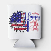 Sonnenblume 4. Juli Dosenkühler (Rückseite)