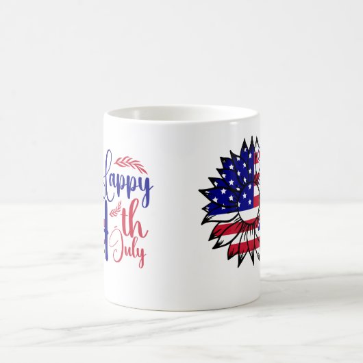 Sonnenblume 4. Juli Kaffeetasse (Mittel)